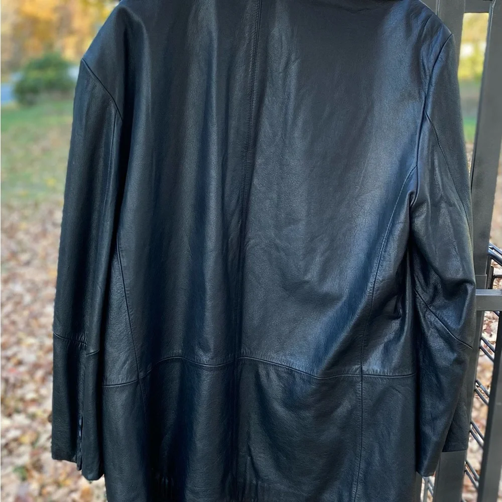 Wilson “The Leather Expert” men’s size large coat - Picture 2 of 3